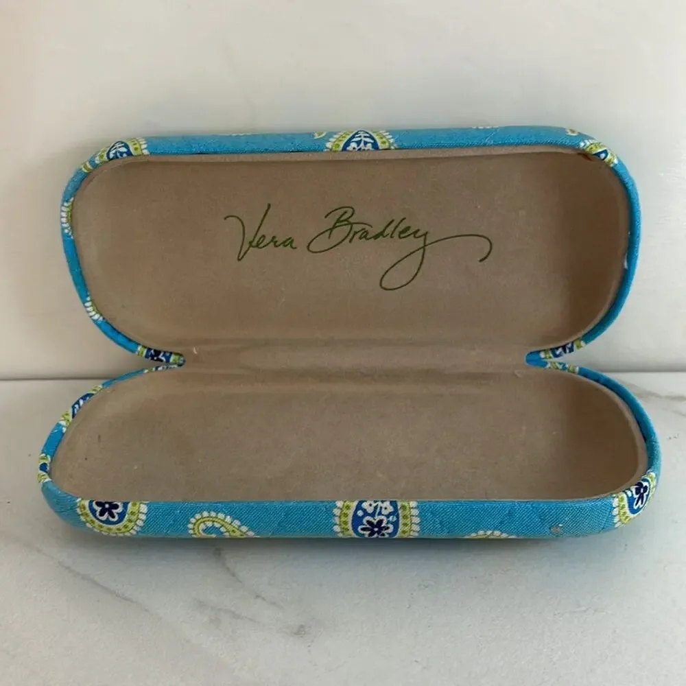 Vera Bradley Bermuda Blue eyeglass case Preowned